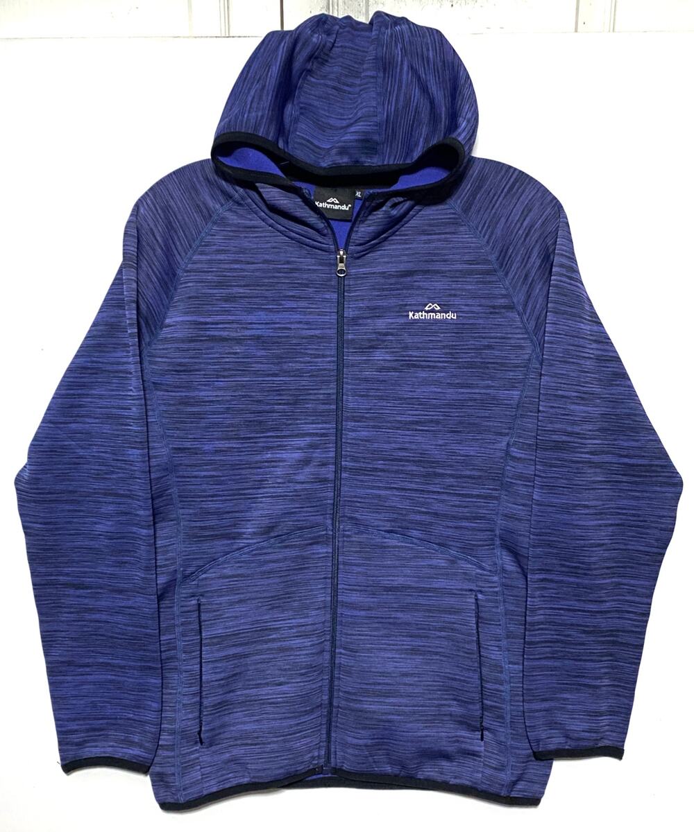 Kathmandu Spell Out Logo Full Zip Jacket Hoodie Womens XL Outdoors Athleisure